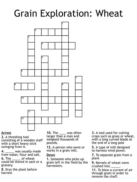 Advertisement. Advertisement. Cereal grain (5) Crossword Clue. The Crossword Solver found 30 answers to "Cereal grain (5)", 5 letters crossword clue. The Crossword Solver finds answers to classic crosswords and cryptic crossword puzzles. Enter the length or pattern for better results. Click the answer to find similar crossword clues .